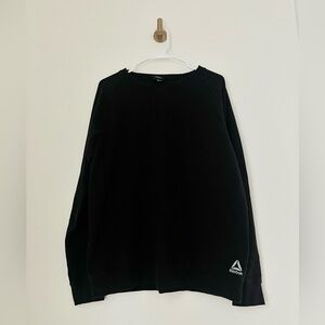 Reebok Black Crewneck with Logo